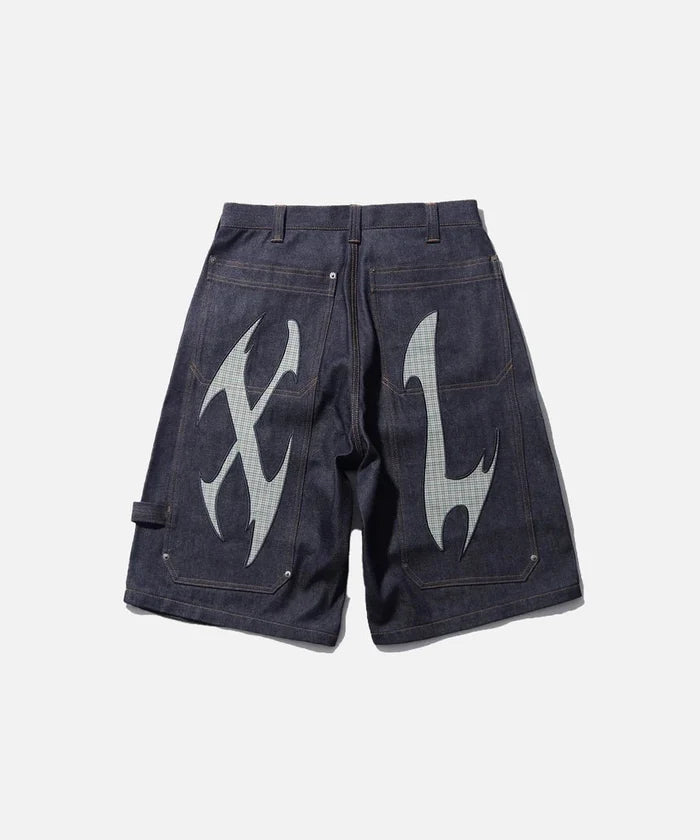 XLarge - Cut Out XL Loose Shorts - Indigo - Pantalons et Shorts - 201261031007