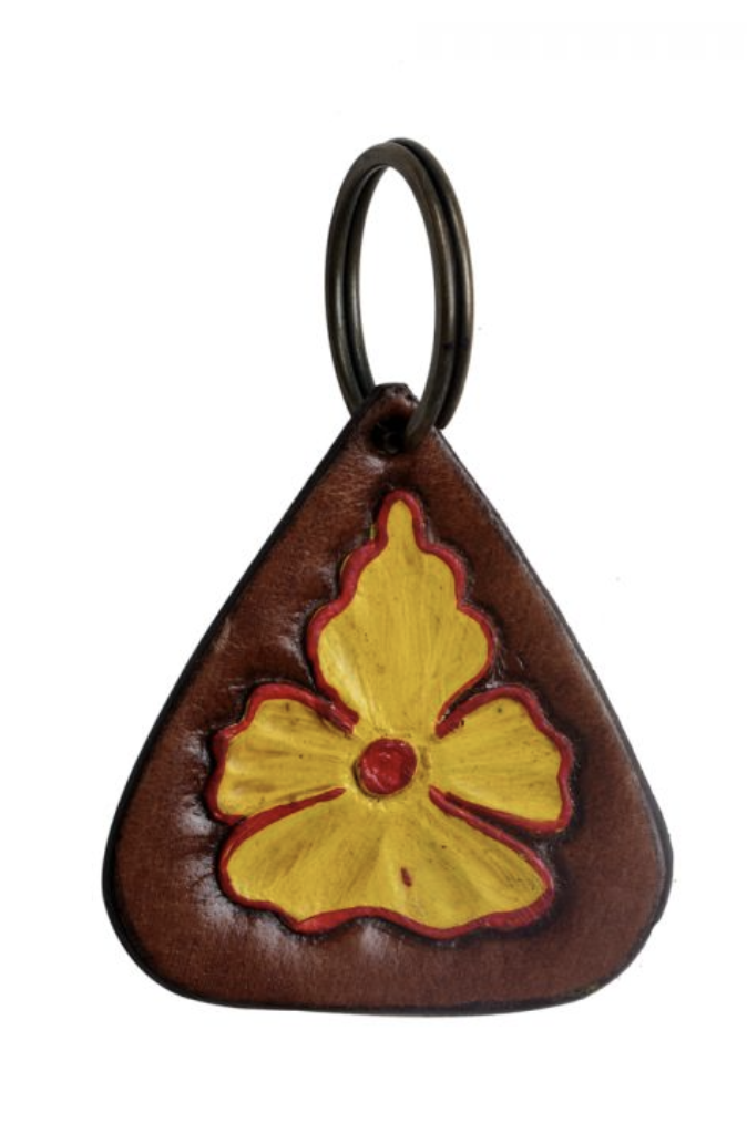 Yellow Flower Keychain