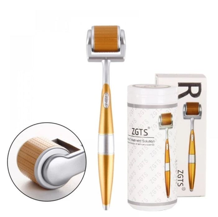 ZGTS Professional Gold Plated 192 Needles Titanium Alloy Derma Roller - SD Cosmetics Care
