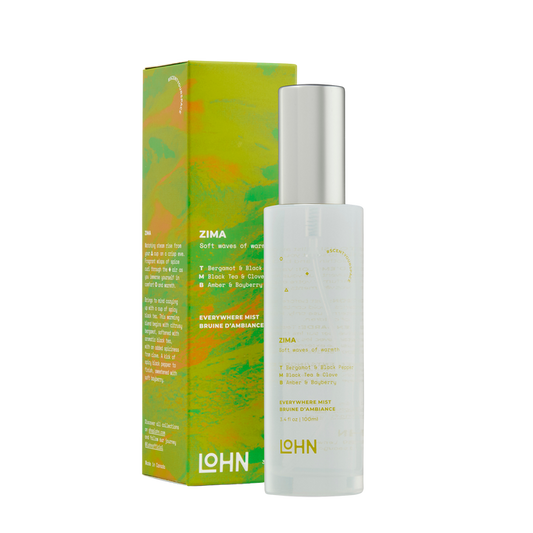 Lohn-Zima Everywhere Mist - Bergamot & Black Tea-Fragrance-LOHN_Mist_Zima_Vessel_Box_Web-The Detox Market |